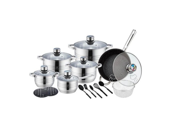 Royal Swiss 20-delige roestvrijstale pannenset met accessoires.jpg