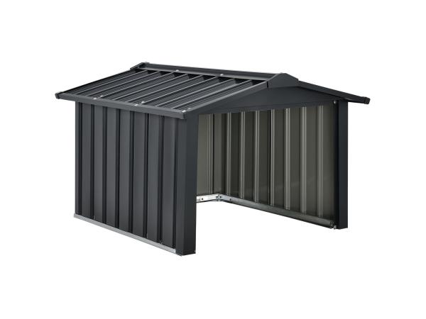 Metalen Maairobotgarage - 86 x 98 x 63cm - Antraciet