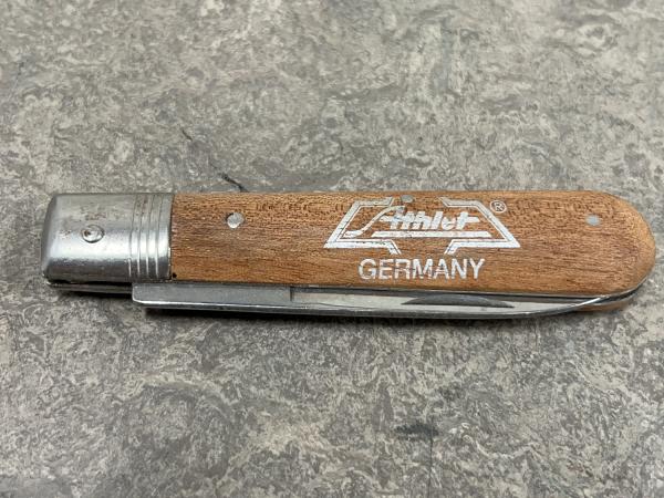 10x Athlet kabelmes met houten handvat