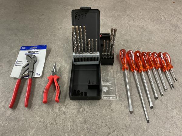 Handgereedschap set 12-delig