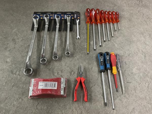 Gereedschapset diverse 19-delig