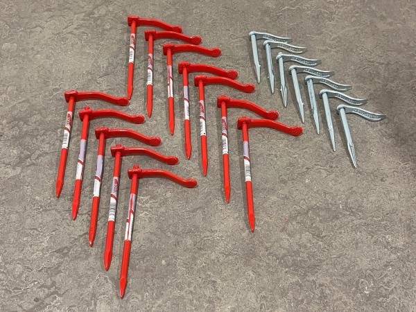 Betonhaken set 19-delig