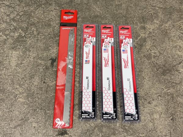 Milwaukee zaagbladen set 4-delig