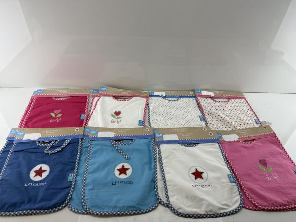 Set van 14 nieuwe Lief! slabbetjes – jongens & meisjes