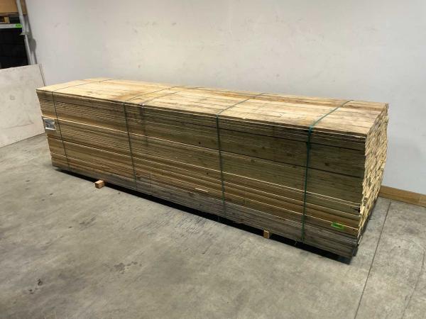 75x Vuren plank 390x12,5x2,2cm