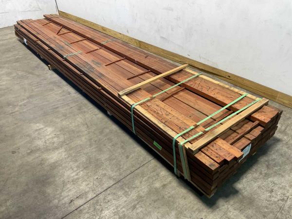 20x Angelim Vermelho regel geschaafd 500x7x4,5cm