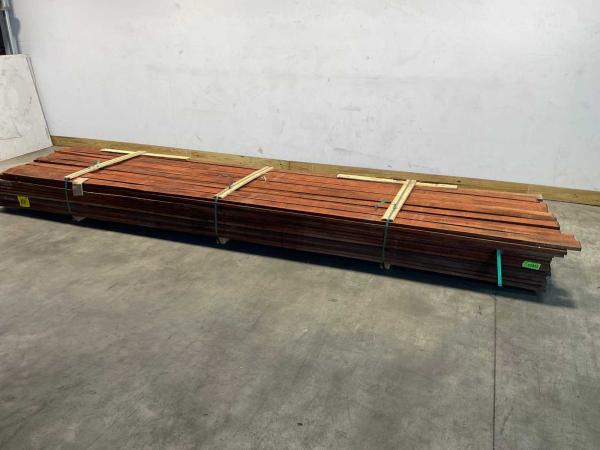 33x Angelim Vermelho hardhouten plank 450x10x2cm