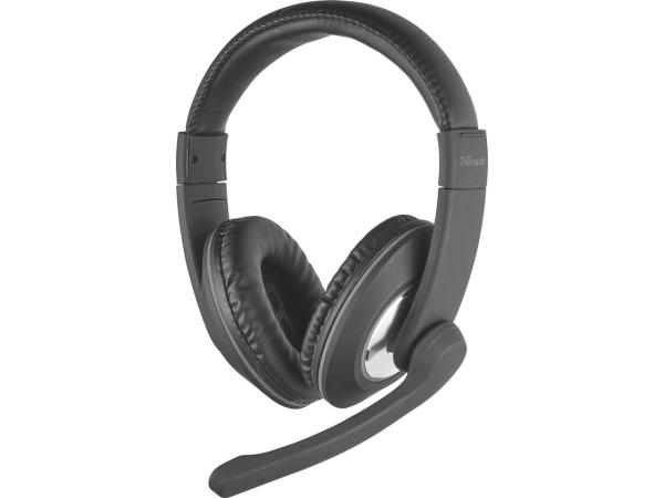 Trust Reno - Headset met draad - Zwart
