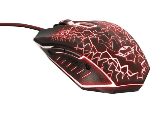 Trust GXT 105 Izza - Gaming Muis - Zwart