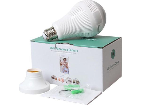 Verborgen camera in een Lamp - Spycamera met Wifi - HD Beeld - Kijk Live mee via App - Spionage Camera