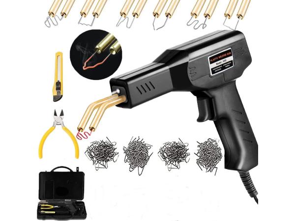 Kunststof Lasmachine - Reparatieset met 200 Nietjes Koffer