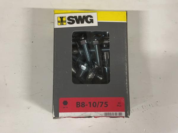 8x SWG boutenankers B8-10/75 20-pack