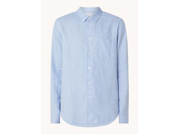 Samsøe Samsøe Liam overhemd van linnen Maat L 