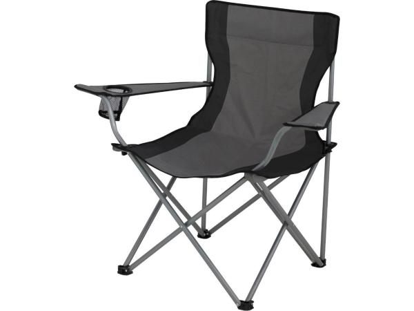 Eurotrail Campingstoel Lausanne - grijs zwart