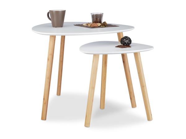 Bijzettafel set van 2 Scandinavisch