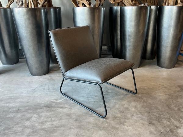 Fauteuil Cas (2 stuks) Design - Lounge - Stof - Grijs