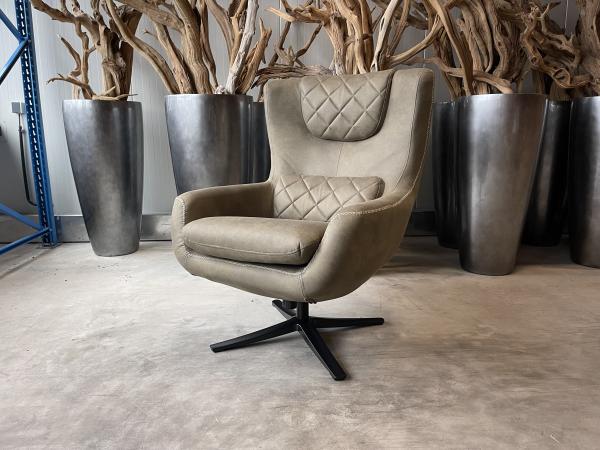 Fauteuil Ninja (2 stuks) Draaibaar - Stof - Groen