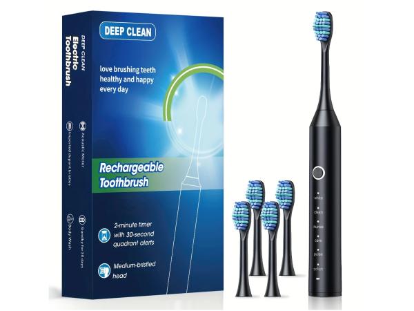 Oplaadbare Elektrische Tandenborstel voor Volwassenen