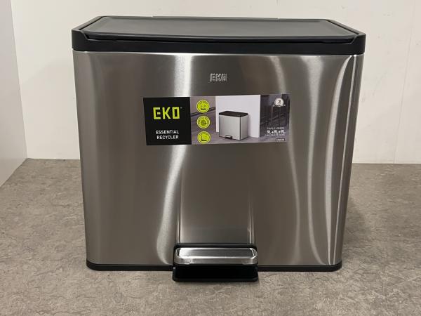 EKO prullenbak Essential Recycler 3x9L mat RVS