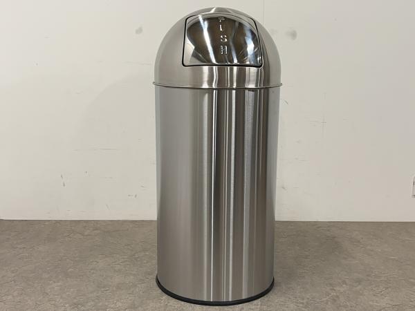 EKO prullenbak Pushcan mat RVS