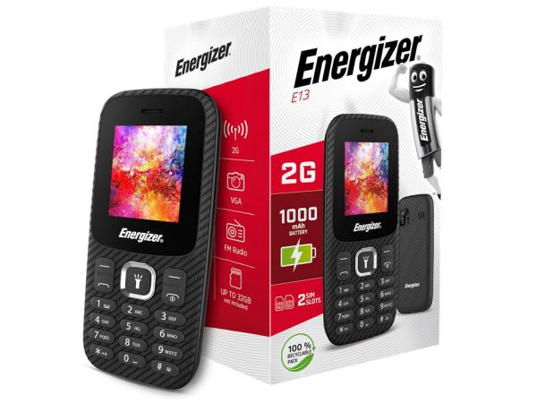 Energizer E13-2G - Mobiele telefoon Dual SIM (Mini SIM) 