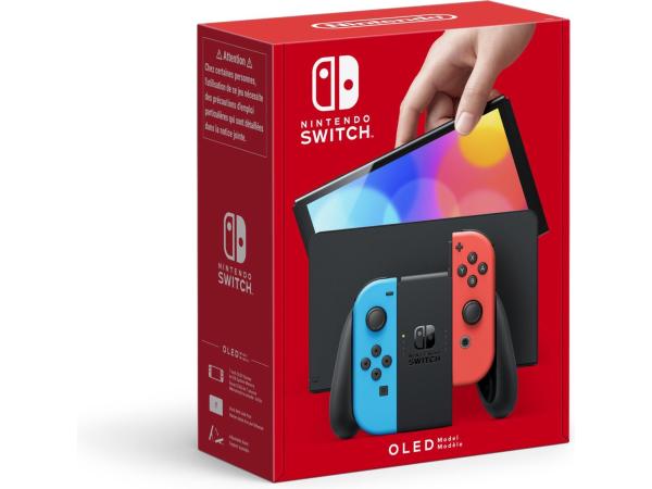 Nintendo Switch OLED - Blauw/Rood