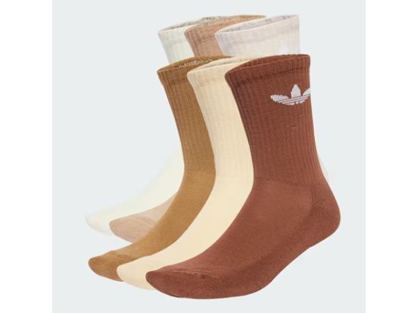 Adidas (maat XS) paar sokken - Trefoil 6-pack - JY2678