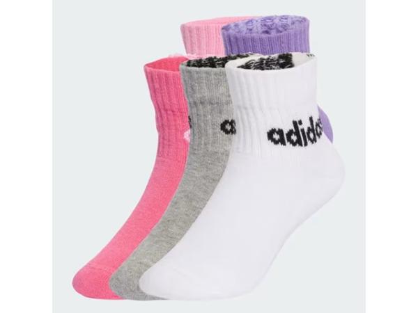 Adidas (maat KXL) paar enkelsokken - Linear 5-pack - JF8541