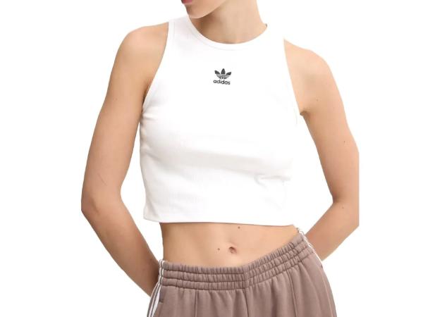 Adidas (maat M) dames tank top - Essentials Ribbed