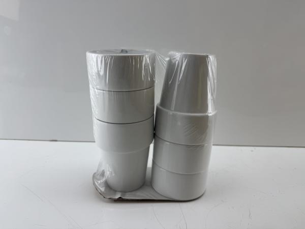 48x witte bekers/mokken | Mammoet – 8 doosjes à 6 stuks