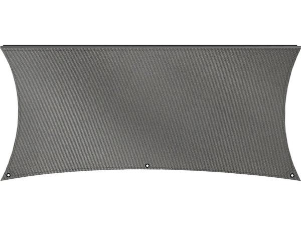 Travellife Zonnescherm Luifel met LED - Antraciet - 250 x 400 cm - Stevig polyester - Incl. tenstokken, scheerlijnen, spanners en opbergtas