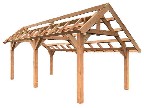 Traditionele Douglas kapschuur 560x360x325 cm