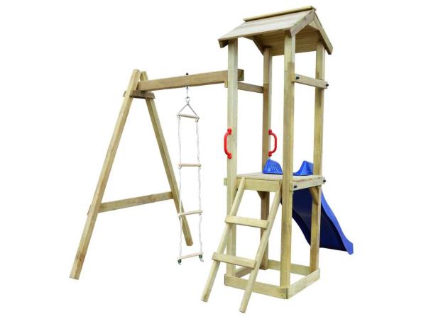 VidaXL speeltoestel met glijbaan 231x200x218cm