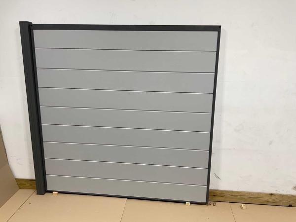 10x Aluminium tuinscherm - Lichtgrijs - 181,5x181,5 cm