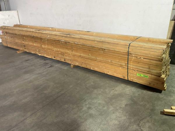 6x Vuren balk 540x12x3,8 cm