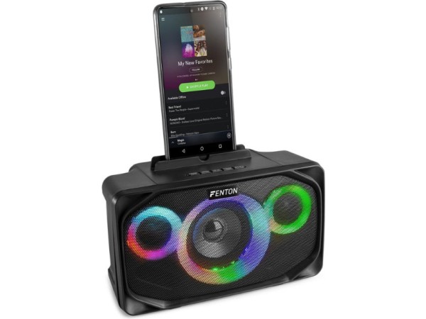 Fenton Sputnik 2 draagbare party speaker met Bluetooth