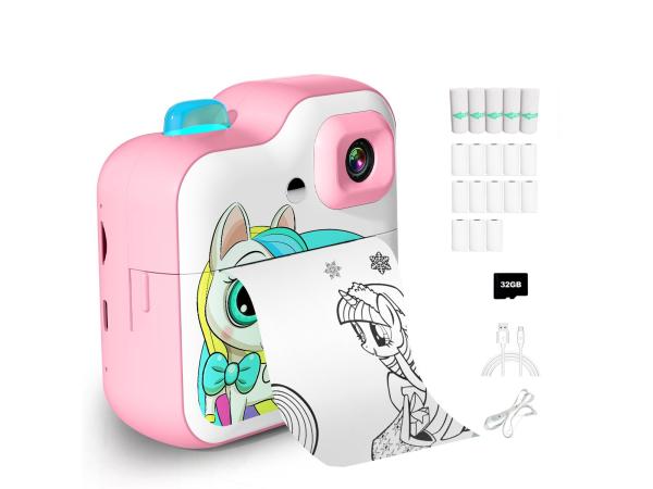 iTeck Kindercamera met Thermische Printer – Premium Pakket