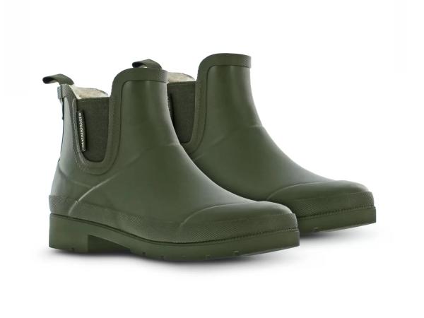 Weatherproof regenlaarsjes maat 37 met bontvoering