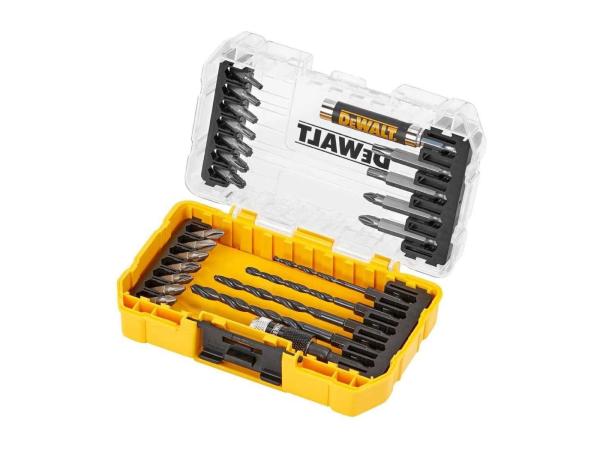 2x DeWalt boor- en bitset Tough Case 25-delig DT70708-QZ