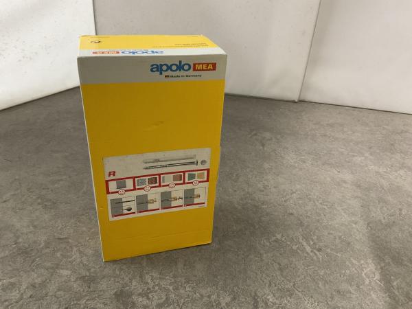 8x Apolo Mea raamplug met schroef 50-pack ø10mm 160mm
