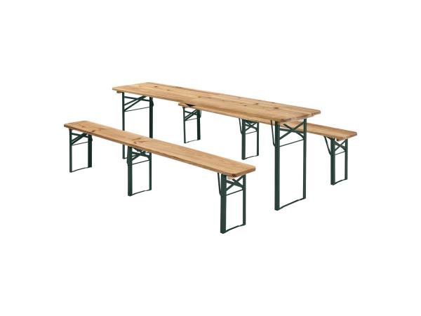 Houten Biertafelset / Bierbank Passau - 3-delig