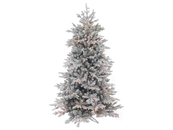 Luxe kunstkerstboom Djill Pine 215cm LED+SNEEUW - NIEUW
