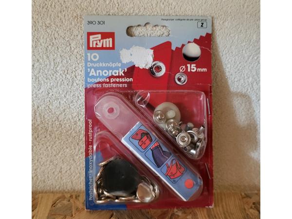 2x Drukknopen Prym 390301