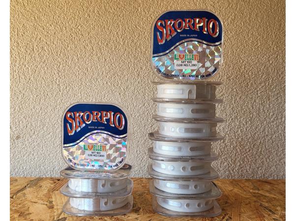 11x Vislijn Skorpio 0.08 en 0.10mm 100 meter