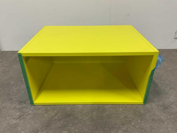 Detremmerie open onderkast 60x45x30cm mat gelakt geel