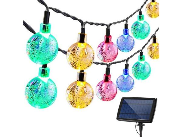 JPro Cristal 100 Multicolor Lichtsnoer Zonne-energie 17 Meter