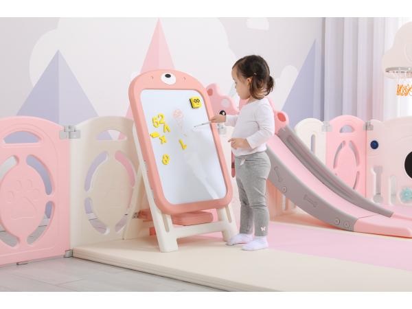 Tekenbord + Stoel Inclusief magnetische letters en cijfers