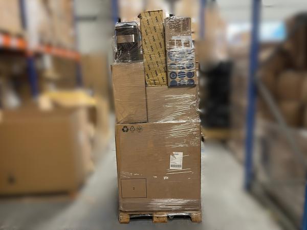 Retourpallet met koffiezetapparaten van Inventum