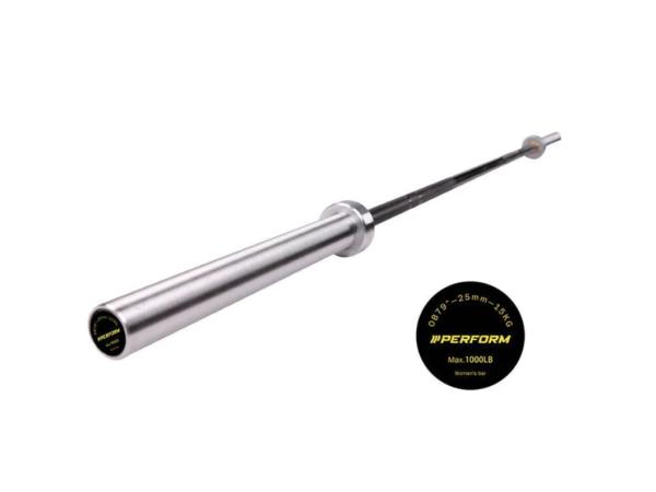 Olympische Halterstang - 15 kg - 201 cm - 25mm Grip