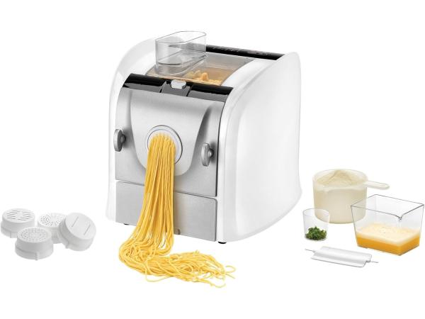 Smaak QIK-500A Automatische Pastamachine Elektrisch - Pastamaker met 9 Verschillende Opzettstukken - Pastamachines - Wit